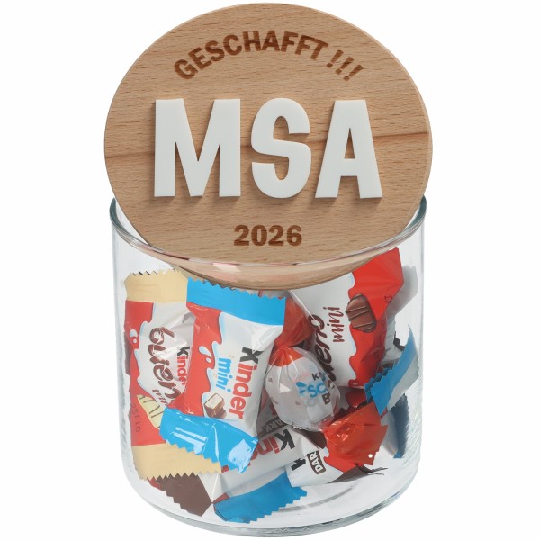 Geschenkglas MSA 2026
