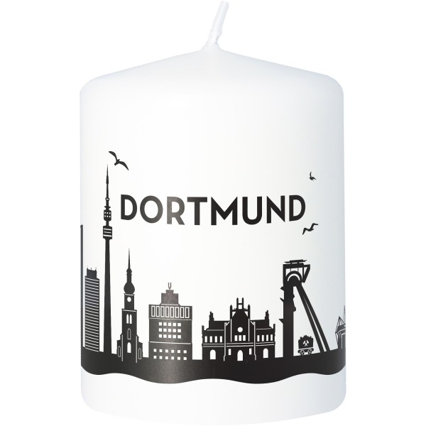 Stumpenkerze Skyline Dortmund