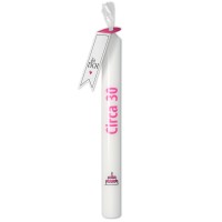 Stabkerze "Circa 30" Weiß, Pink  Stabkerze "Circa 30" Weiß, Pink