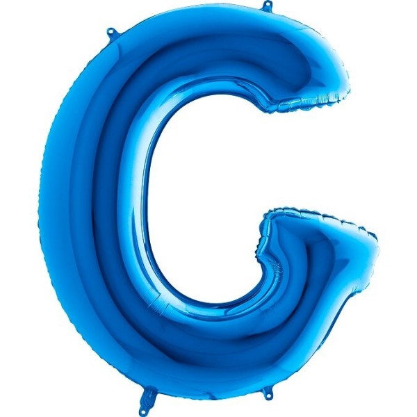 Folienballon Buchstabe "G - Blau"