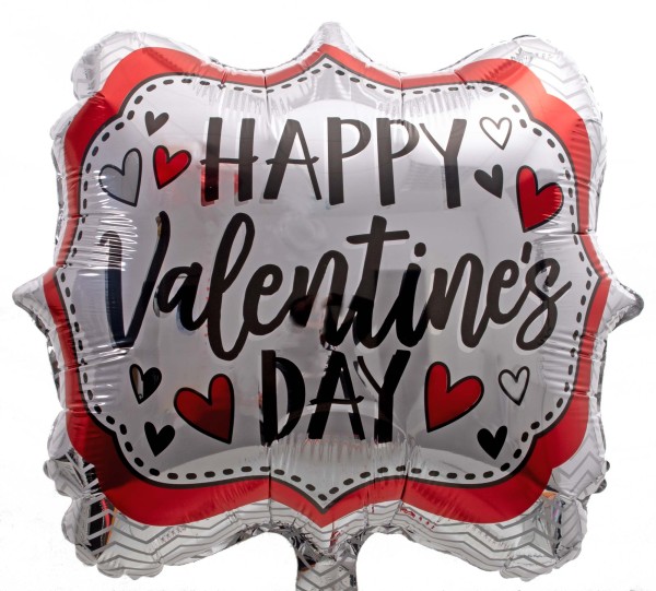 Motivballon "Happy Valentine's Day"
