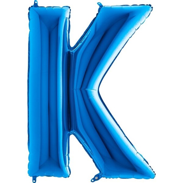 Buchstabenballon Blau "K"