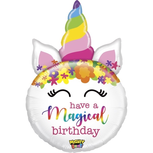Riesenballon Einhorn "Have a Magical birthday"