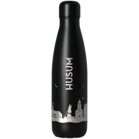 Trinkflasche Skyline Husum 500ml Schwarz Trinkflasche Skyline Husum 500ml Schwarz