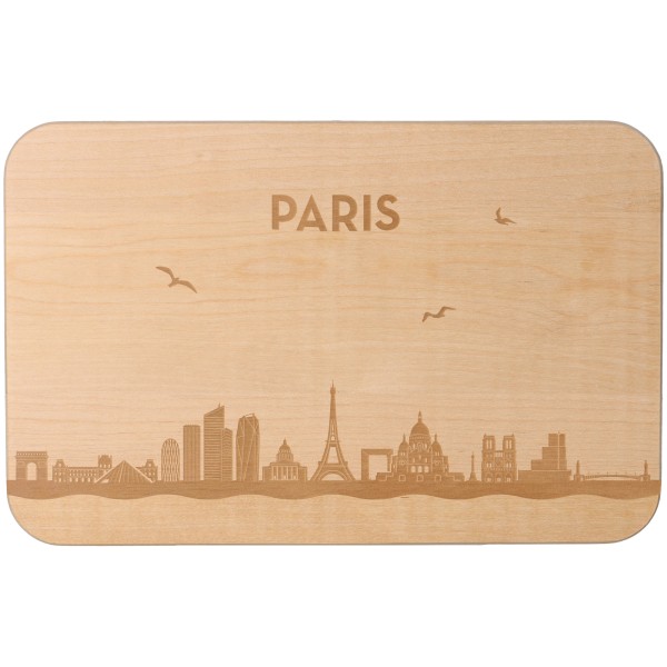 Frühstücksbrett Skyline Paris 23cm x 15cm x 1cm