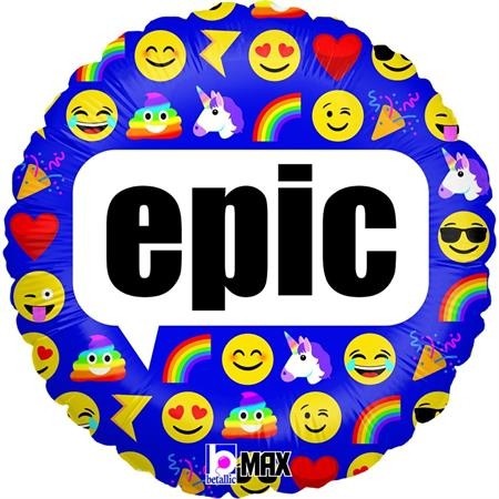 Folienballon Emoji "Epic"
