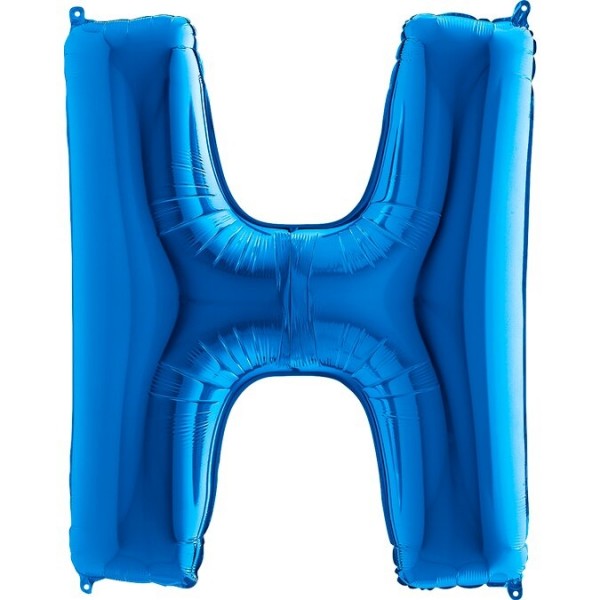 Buchstaben Ballon "H - Blau"