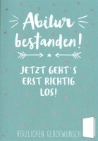 Grußkarte "Abitur bestanden!"  Grußkarte "Abitur bestanden!"