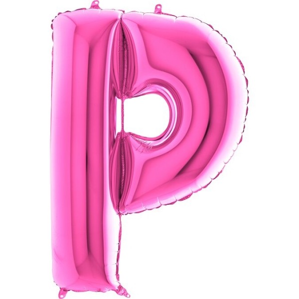 Folienballon Buchstabe "P - Pink"