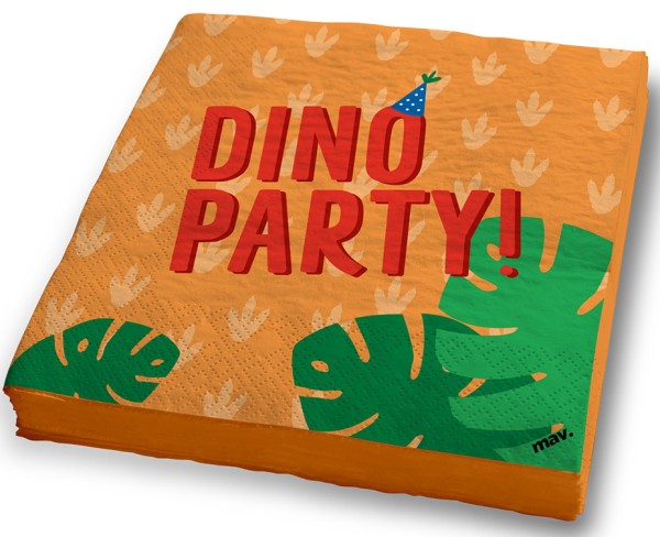 Servietten "Dino Party!", 20 Stück