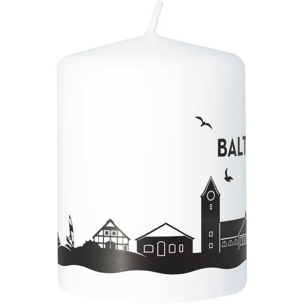 Stumpenkerze Skyline Baltrum