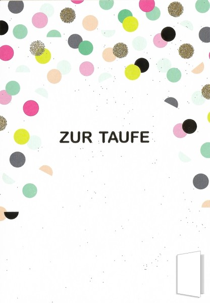 Taufkarte "Zur Taufe"