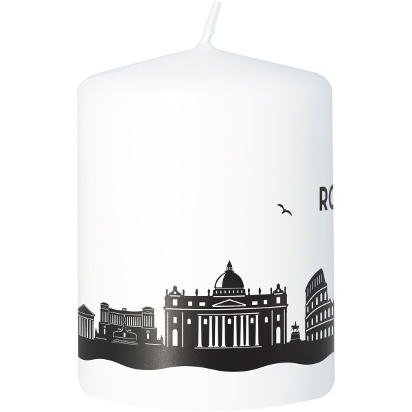 Stumpenkerze Skyline Rom