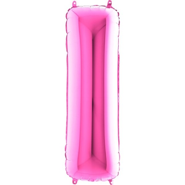 Buchstabenballon Pink "I"