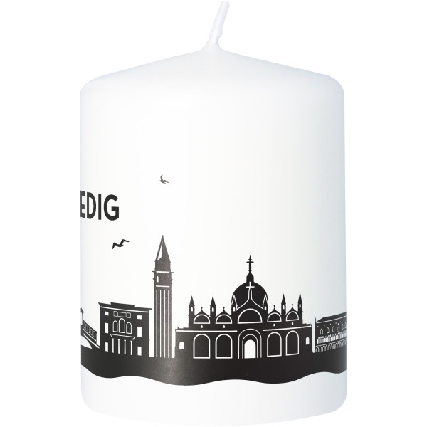 Stumpenkerze Skyline Venedig