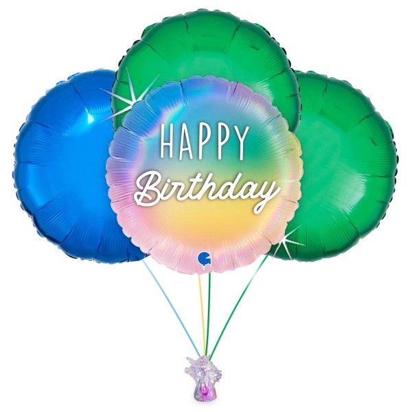 Buntes Ballonset zum Geburtstag "Happy Birthday"