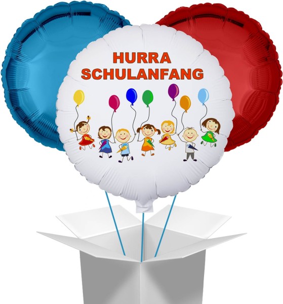 Ballon Bouquet "Hurra Schulanfang"