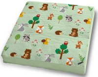 Servietten Waldtiere, 20 Stück  Servietten Waldtiere, 20 Stück
