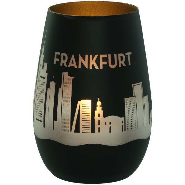 Windlicht Skyline Frankfurt