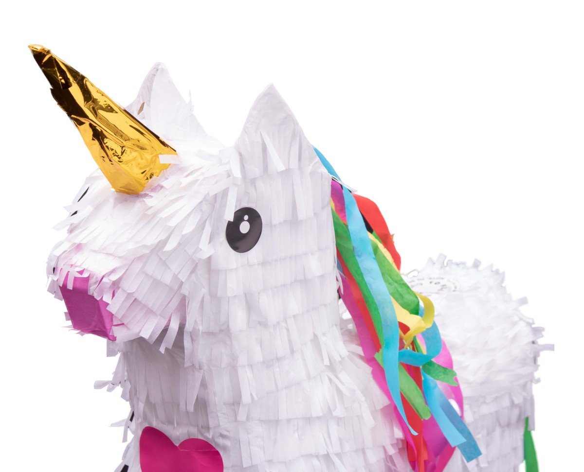 Papyrus Geburtstagskarte Mit Einhorn-Pinata Ornament – Handgefertigt & Voller Magie