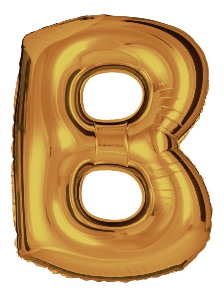 Buchstabenballon Gold "B"