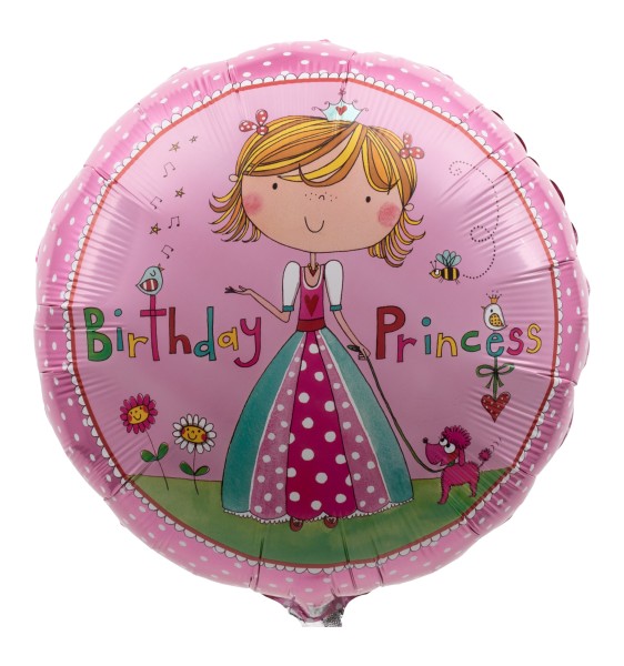 Folienballon "Birthday Princess"