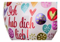 Vorschau: Herz Ballon "Ich hab dich lieb!" Vorschau: Herz Ballon "Ich hab dich lieb!"