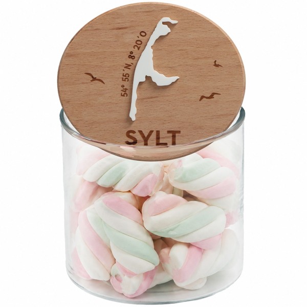 Geschenkglas Skyline "Sylt Silhouette"