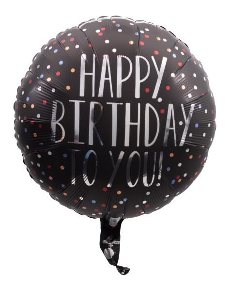 Folienballon Happy Birthday To You Satin