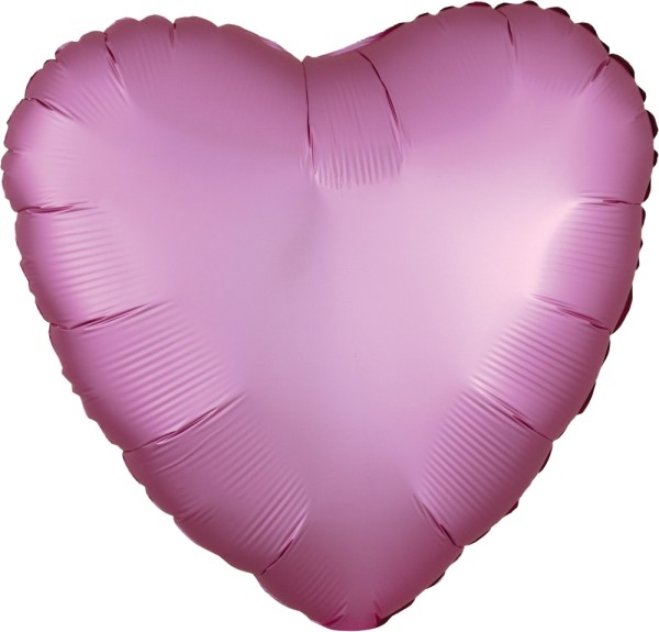 Folienballon Herz, Satin Rosa