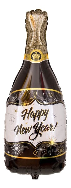 Riesenballon Sektflasche "Happy New Year"