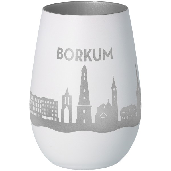 Windlicht Skyline Borkum