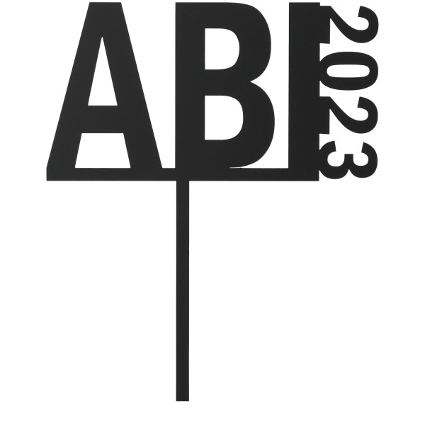 Cake Topper "ABI 2023" aus Acryl