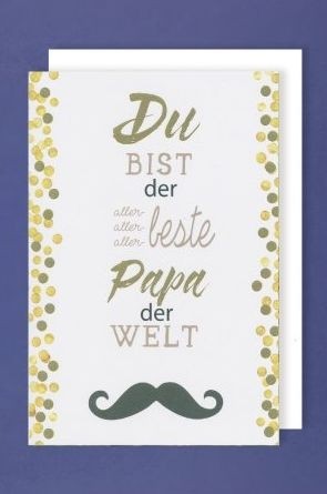 Grußkarte "Du bist der Bester Papa der Welt"