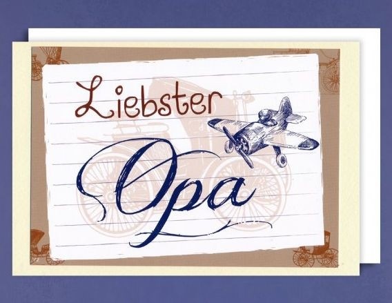 Grußkarte "Liebster Opa"