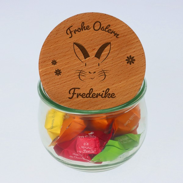 Geschenkglas Frohe Ostern "Name"