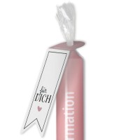 Vorschau: Stabkerze "Alles Liebe zur Konfirmation" Rosa Vorschau: Stabkerze "Alles Liebe zur Konfirmation" Rosa