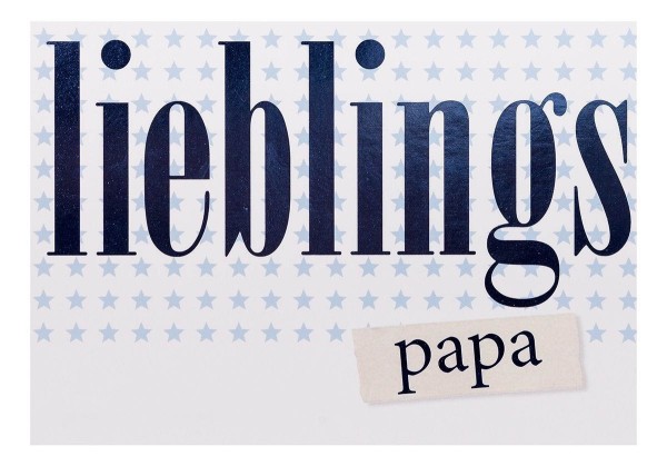 Postkarte "Lieblings-Papa"