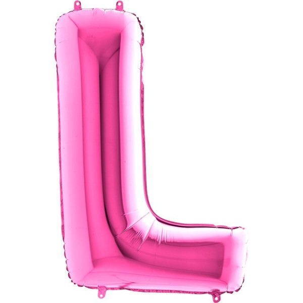 Buchstabenballon Pink "L"