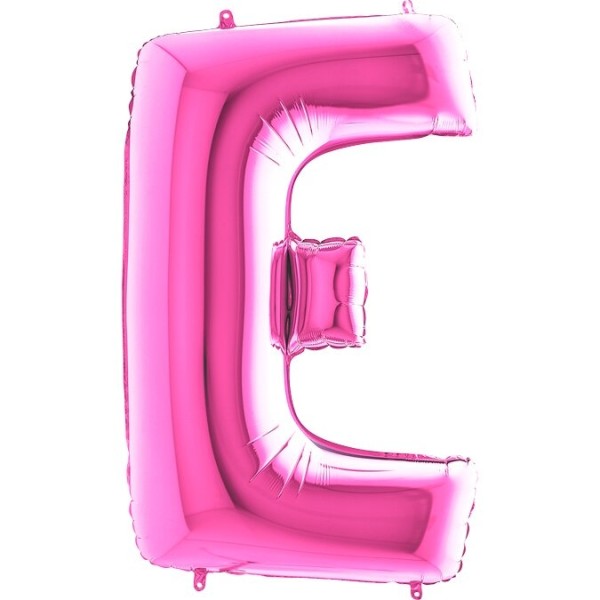 Buchstabenballon Pink "E"