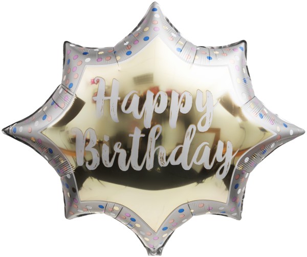 XXL Sternballon "Happy Birthday"