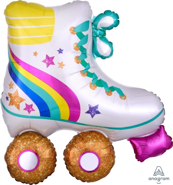 Riesenballon Rollschuh