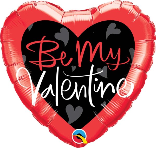 Herzballon "Be My Valentine''