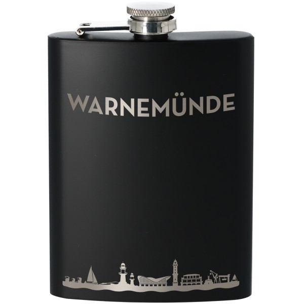 Flachmann Skyline Warnemünde 225ml