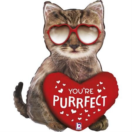 Folienballon "You're Purrfect" Katze