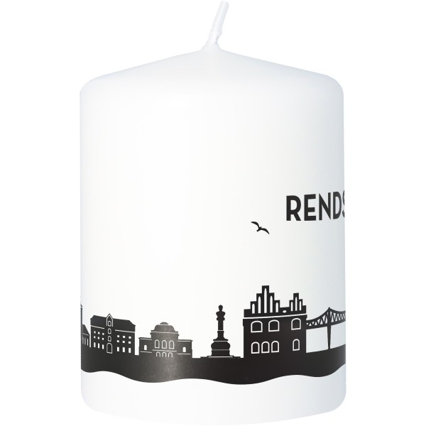 Stumpenkerze Skyline Rendsburg