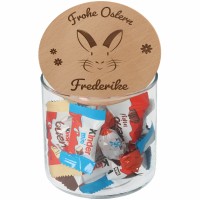 Geschenkglas Frohe Ostern "Name"  Geschenkglas Frohe Ostern "Name"