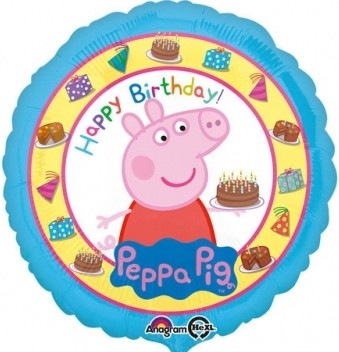 Folienballon Peppa Pig "Happy Birthday"