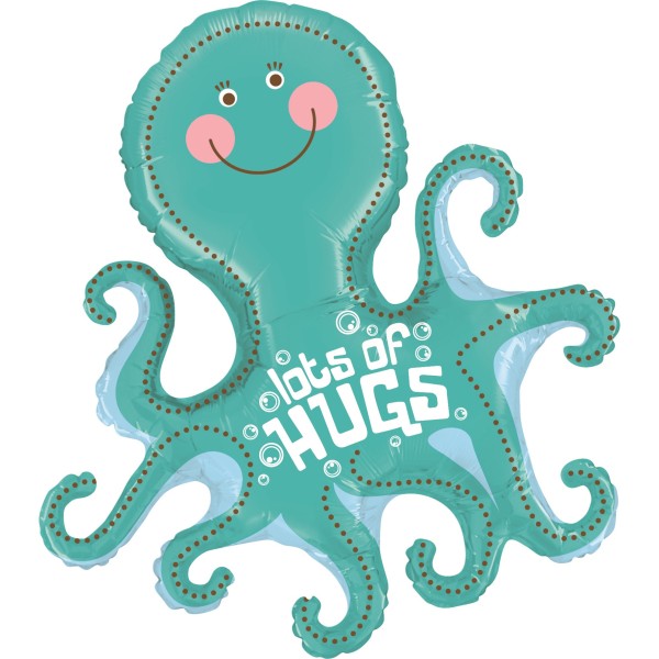 Riesenballon "Lots of Hugs" Oktopus