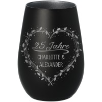 Vorschau: Windlicht Jubiläum "Zahl + Name + Name" Vorschau: Windlicht Jubiläum "Zahl + Name + Name"